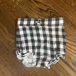 Angel Dear Black and White Checkered Bloomers